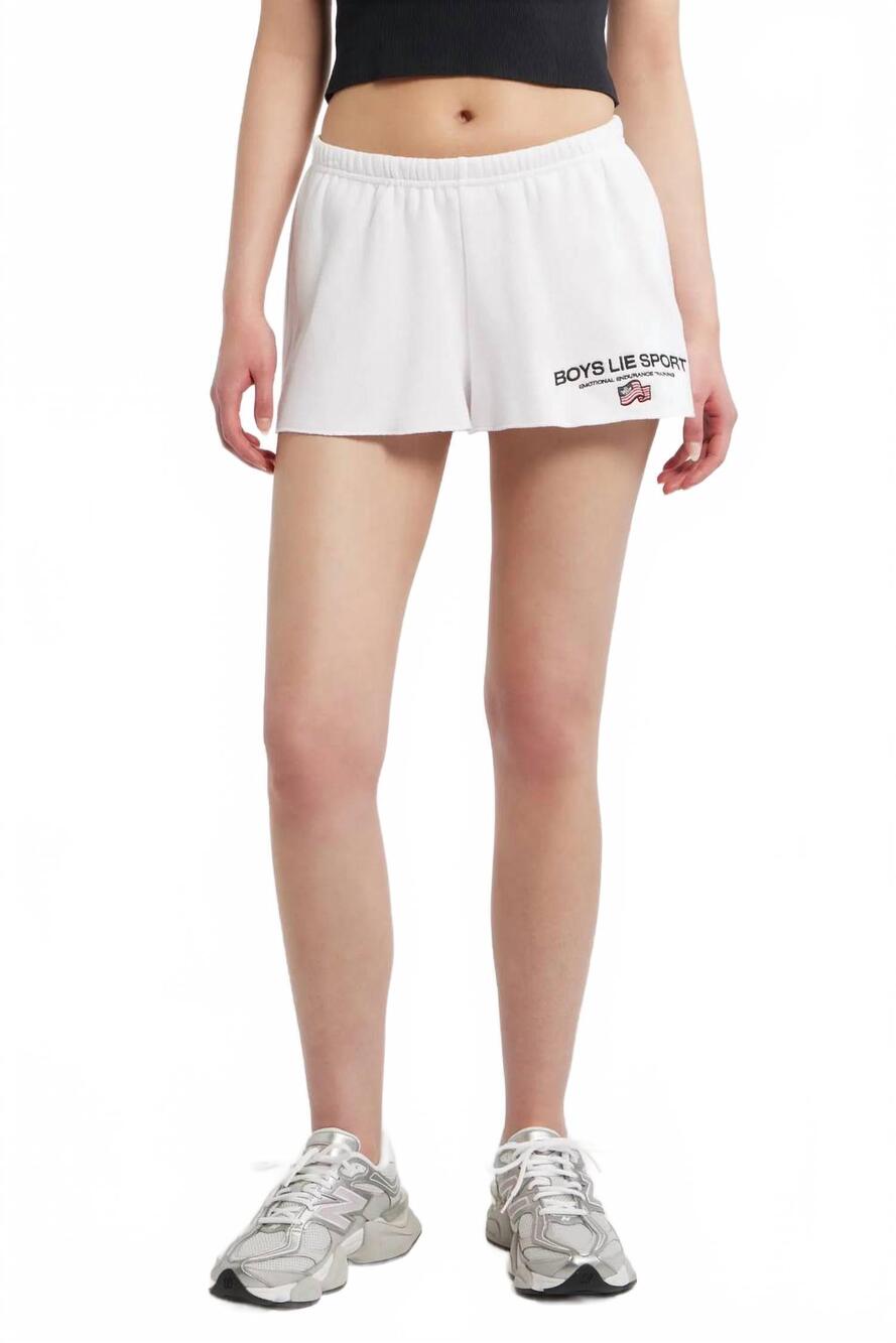 NEW BOYS LIE sport kimmy short in white